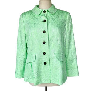 ALGO Of Switzerland Formal Jacket Lined Buttons Textured Pockets Career Size XL